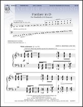 Fanfare in D Handbell sheet music cover